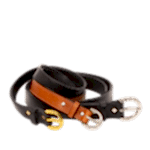 Handmade leather London Dee belts for women in Italian saddle hide colours.
